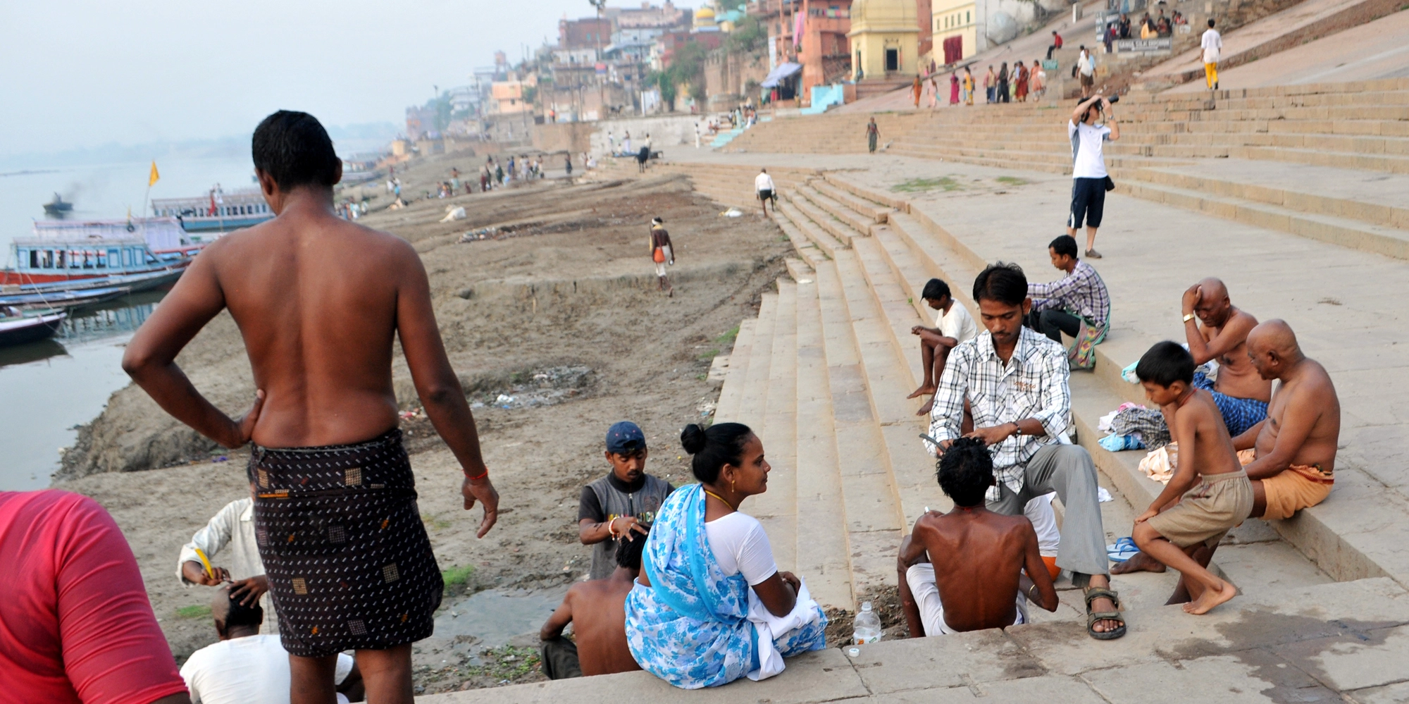 Varanasi Ghat Rituals Photo